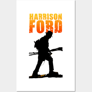 harrison ford themed graphic design by ironpalette Posters and Art